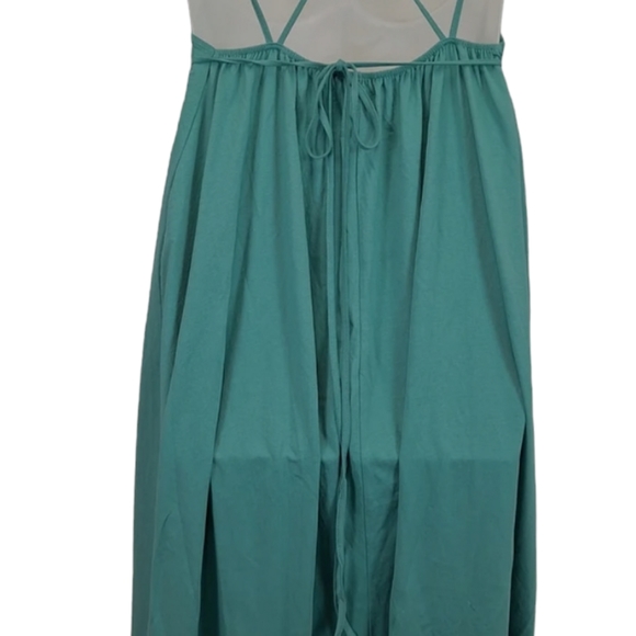 Zara aqua green soft cotton dress - Picture 3 of 6